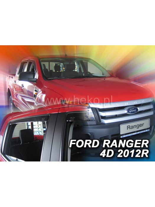 Deflektory na okna Ford Ranger (2012-2023)